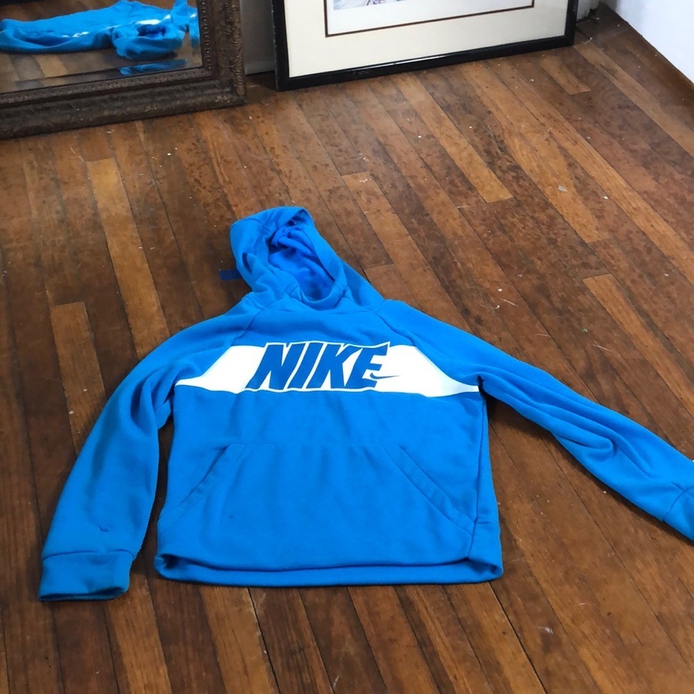 Small Nike Blue Hoodie kids